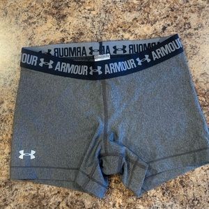 Under armour biker shorts